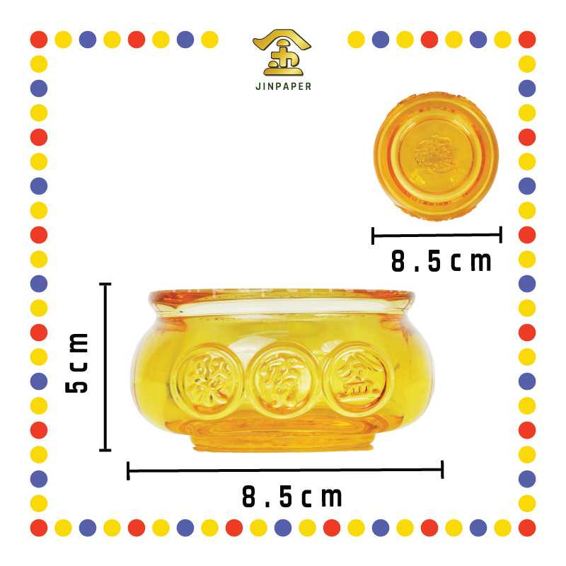 TREASURE BOWL【8.5cm/10cm】水晶聚宝盆