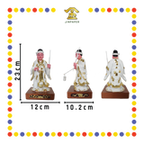 PRAYING STATUE 8" 站树脂敦煌彩孝子爷