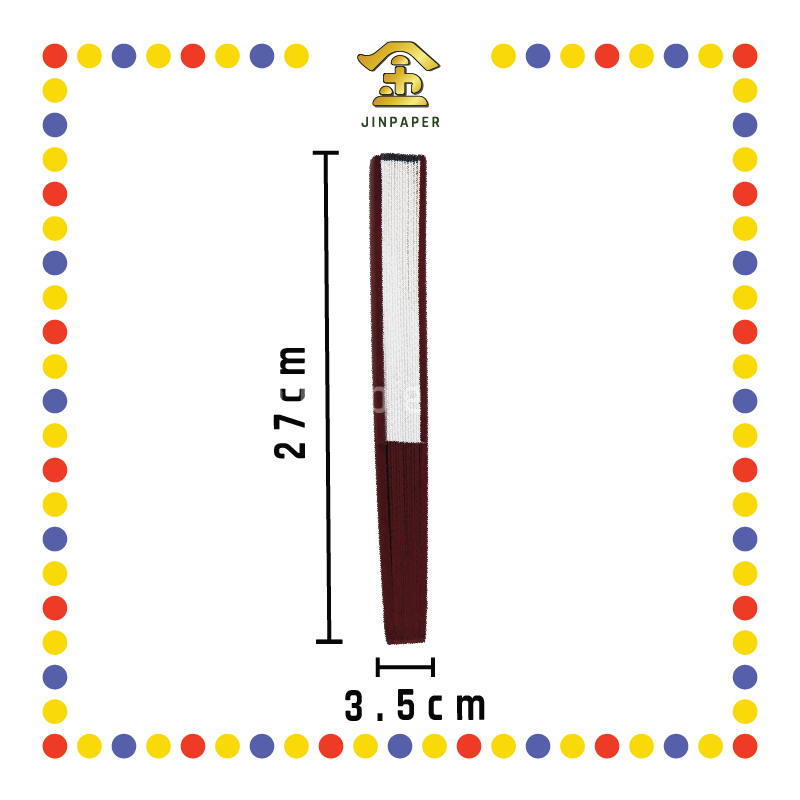 PRAYING GROCERIES 8寸 白绢扇