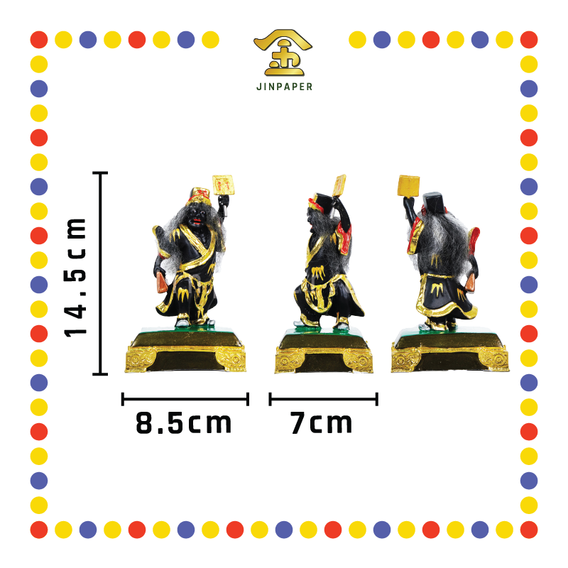 PRAYING STATUE 8寸 大二伯爷(对)