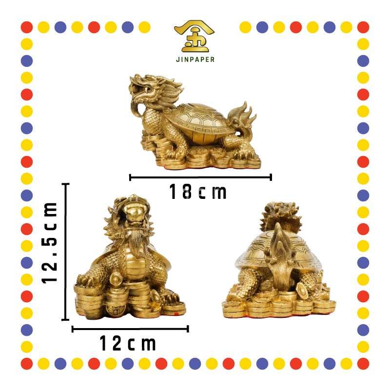 LUCKY GOODS 8寸 大龙龟