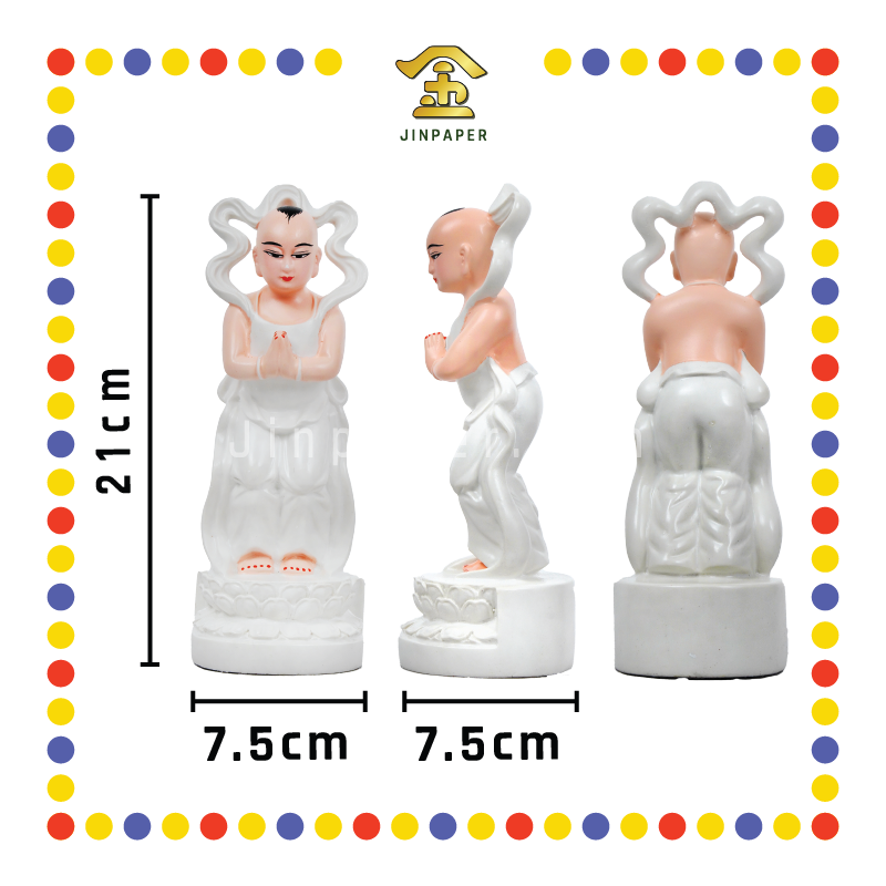 PRAYING STATUE 8寸 金童玉女(对)