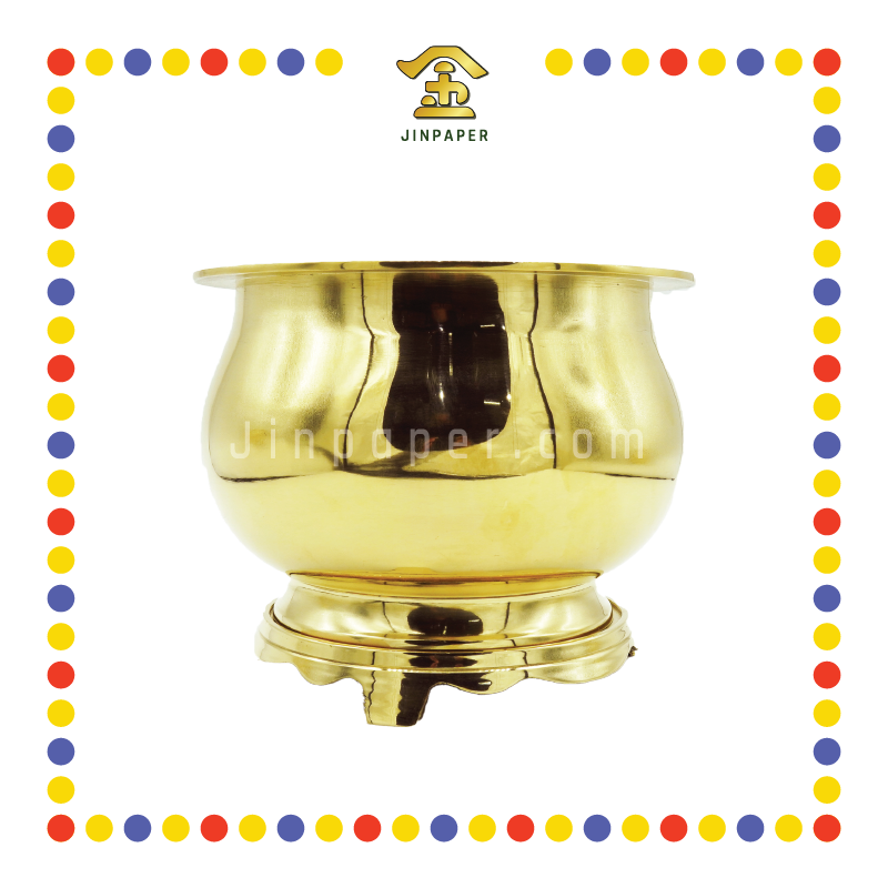 PRAYING CENSER 8寸 铜光身炉 (香炉)