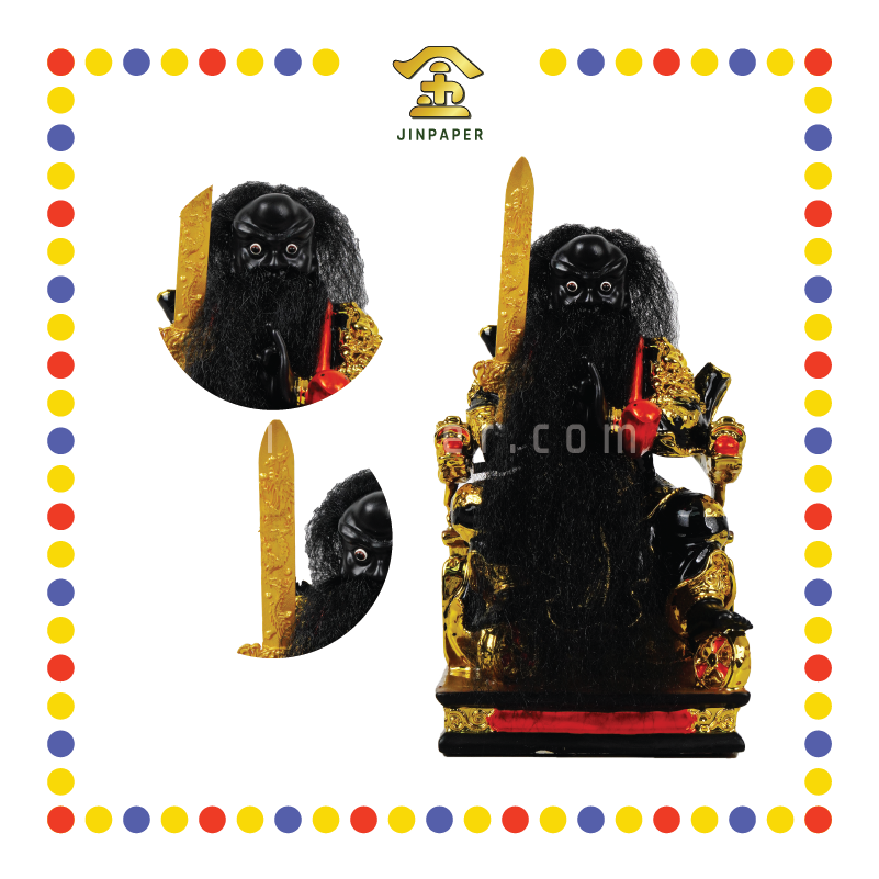 PRAYING STATUE 8寸 镀金坐法主公