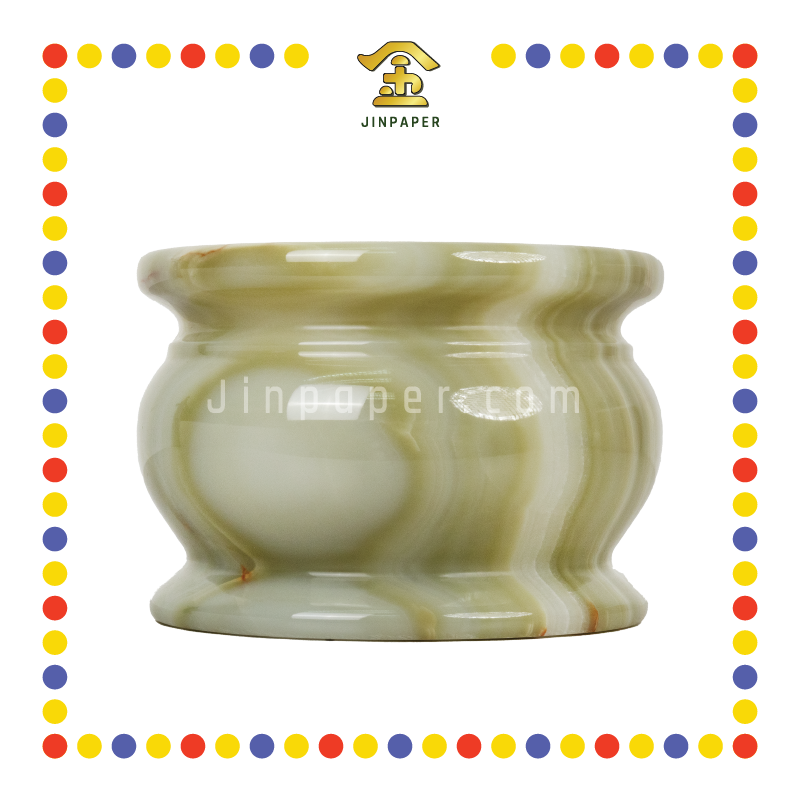 PRAYING CENSER 8寸 青玉石炉