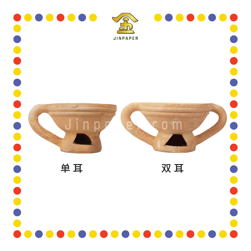 PRAYING CENSER 8寸土庄【单耳/双耳】甘文烟炉 (香炉)