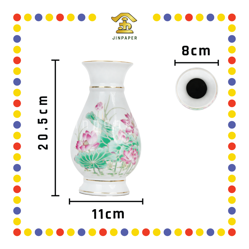 PRAYING CUP【8寸/10寸】彩荷花瓶