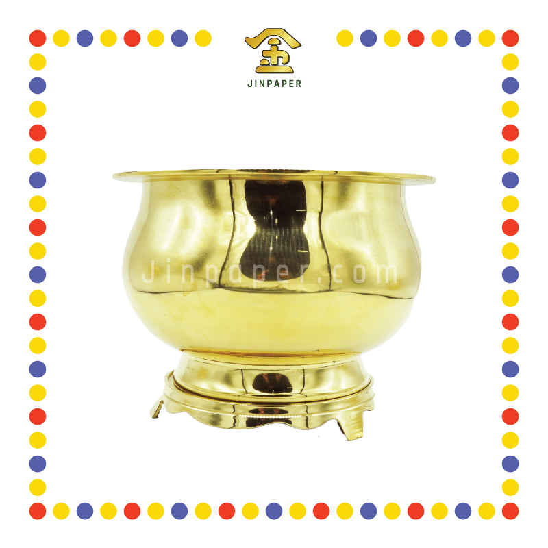 PARYING CENSER 9寸 铜光身炉 (香炉)