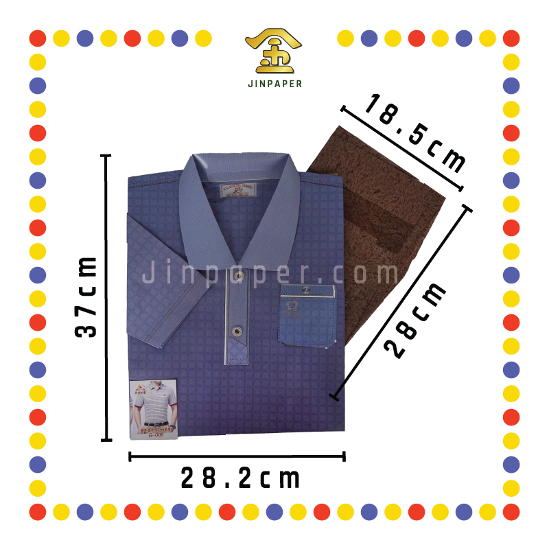 JOSS PAPER G009 男T恤+休闲裤 (冥纸)