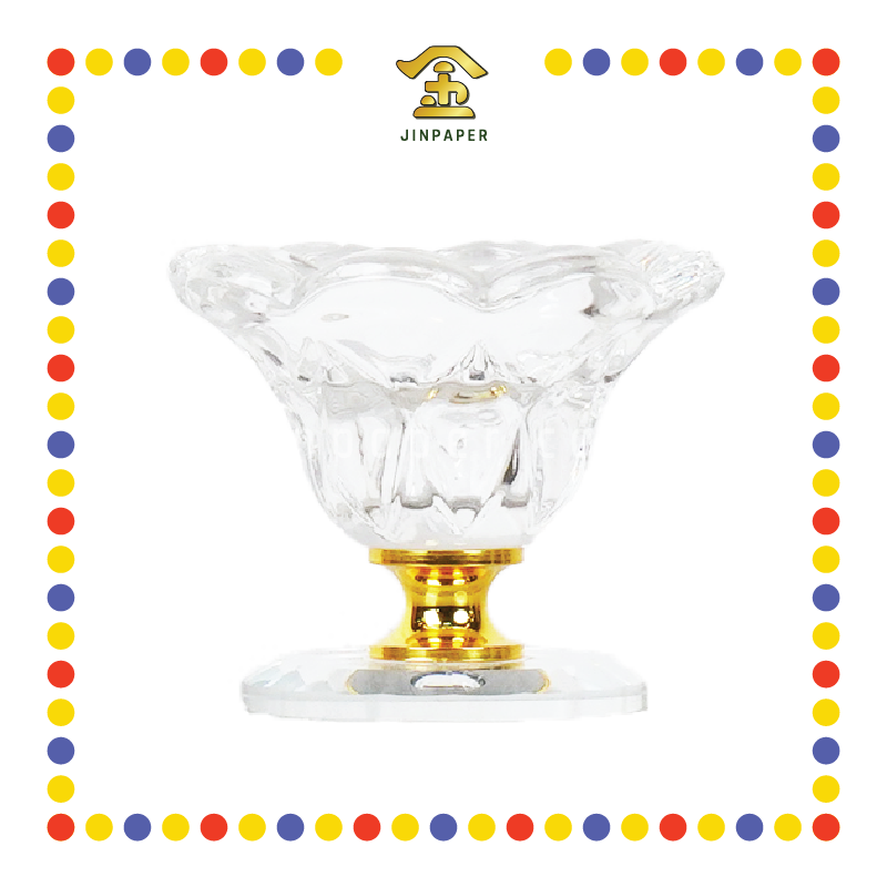 PRAYING CANDLETICK (B)H07910-6 水晶烛台