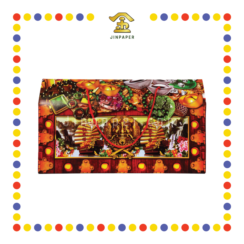 JOSS PAPER HA51A 金银珠宝帆船带子大衣箱