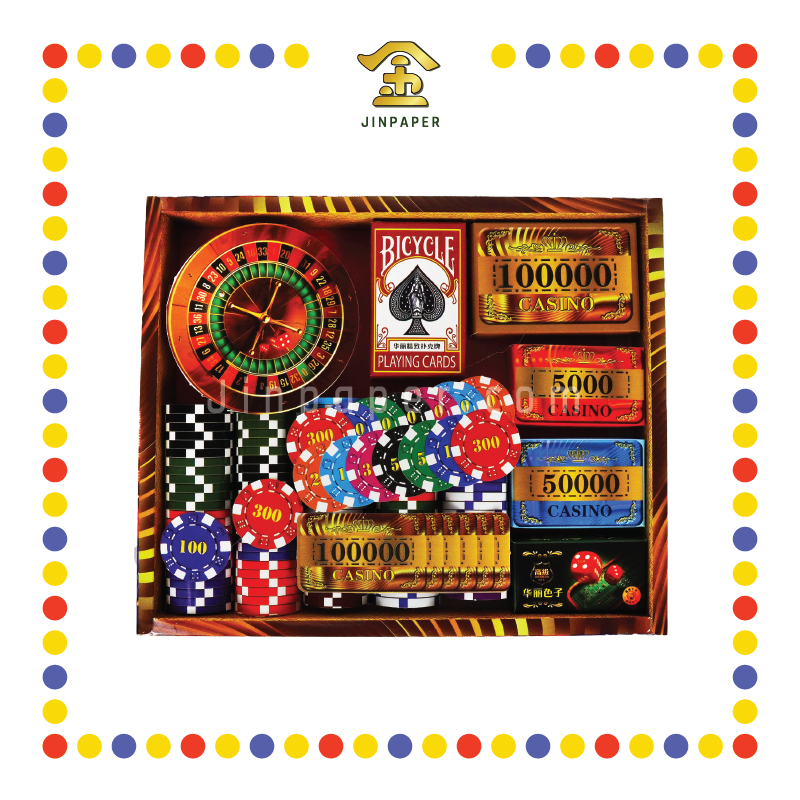 JOSS PAPER HP49 轮盘扑克筹码全套型