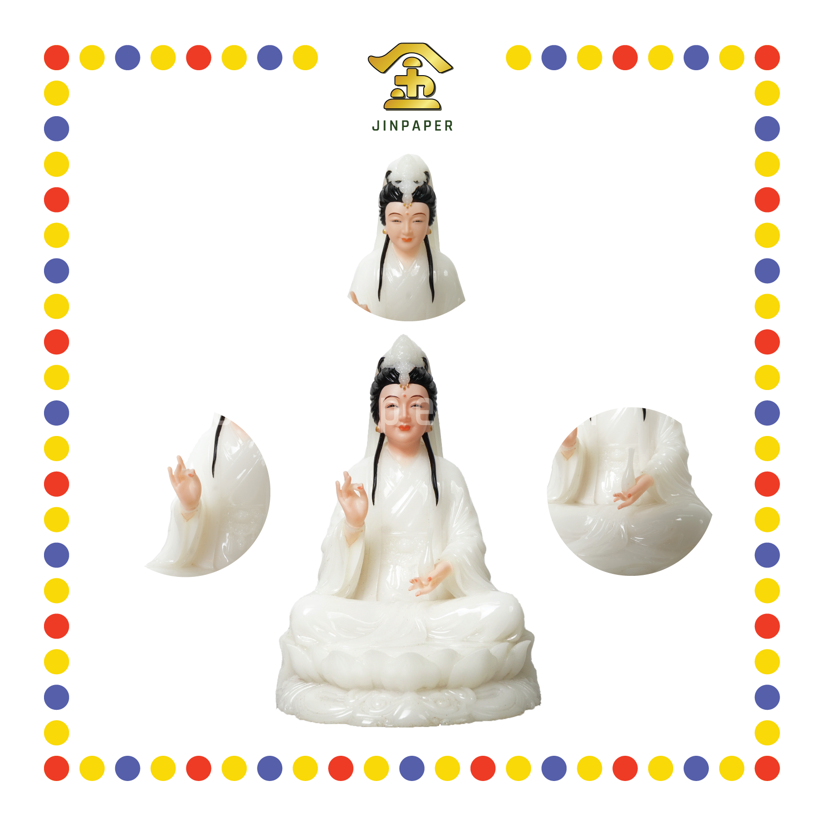 PRAYING STATUE 4寸 水石观音