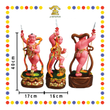 PRAYING STATUE 16” 树脂敦煌彩肚围太子(泰国体红孩儿)