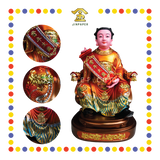 PRAYING STATUE 16寸 树脂金缕彩圆座当年太岁