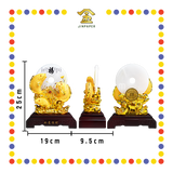 LUCKY GOODS 22#沙金如意招财/福字