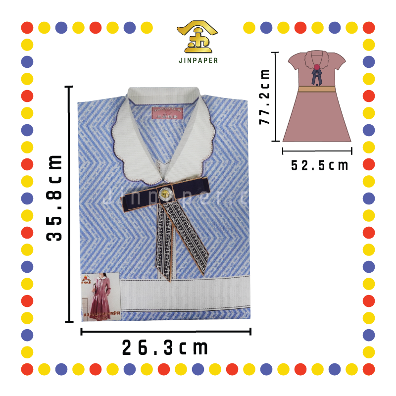 JOSS PAPER T008 华美庆春少女连衣裙(精装) (冥纸)