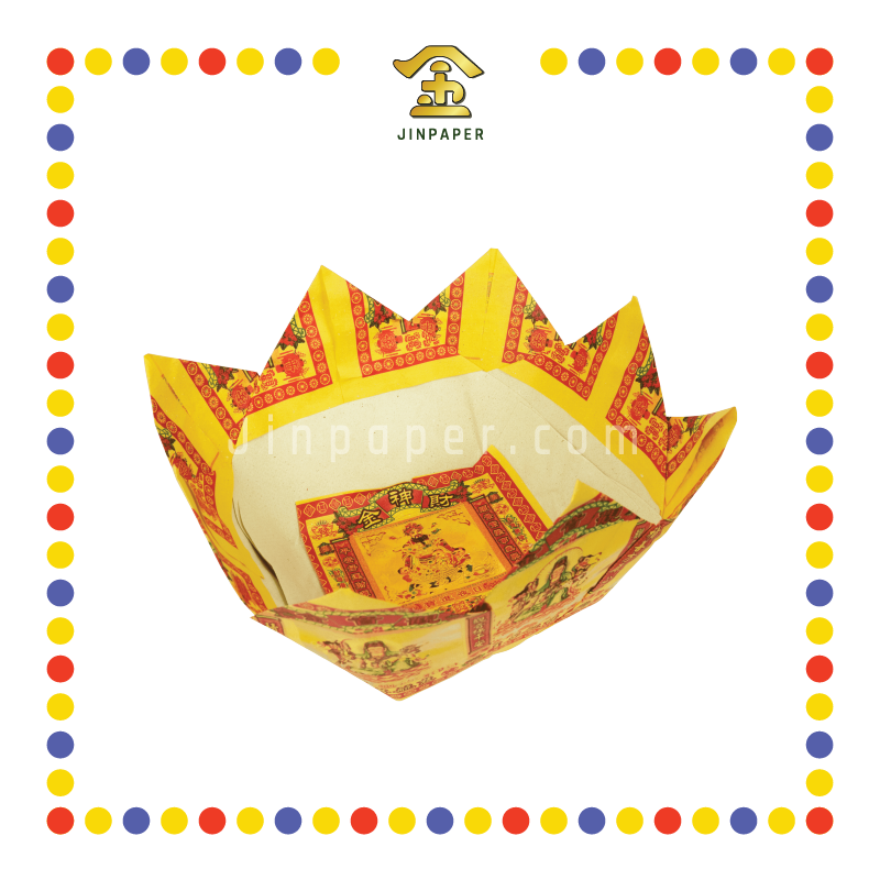 JOSS PAPER 本地七彩观音花皇宝 (金纸)