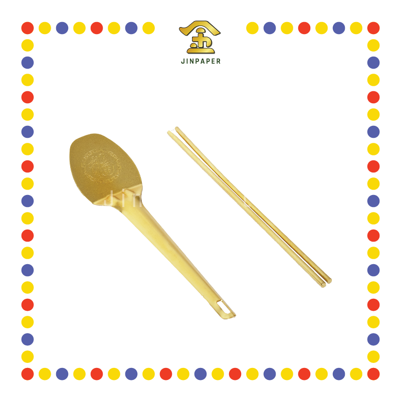 PRAYING SPOON & CHOPSTICK 铜灰匙&筷子