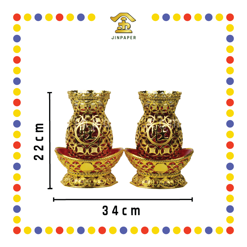 JOSS CANDLE【7天/12天】 元宝旺来水晶斗烛 (蜡烛)