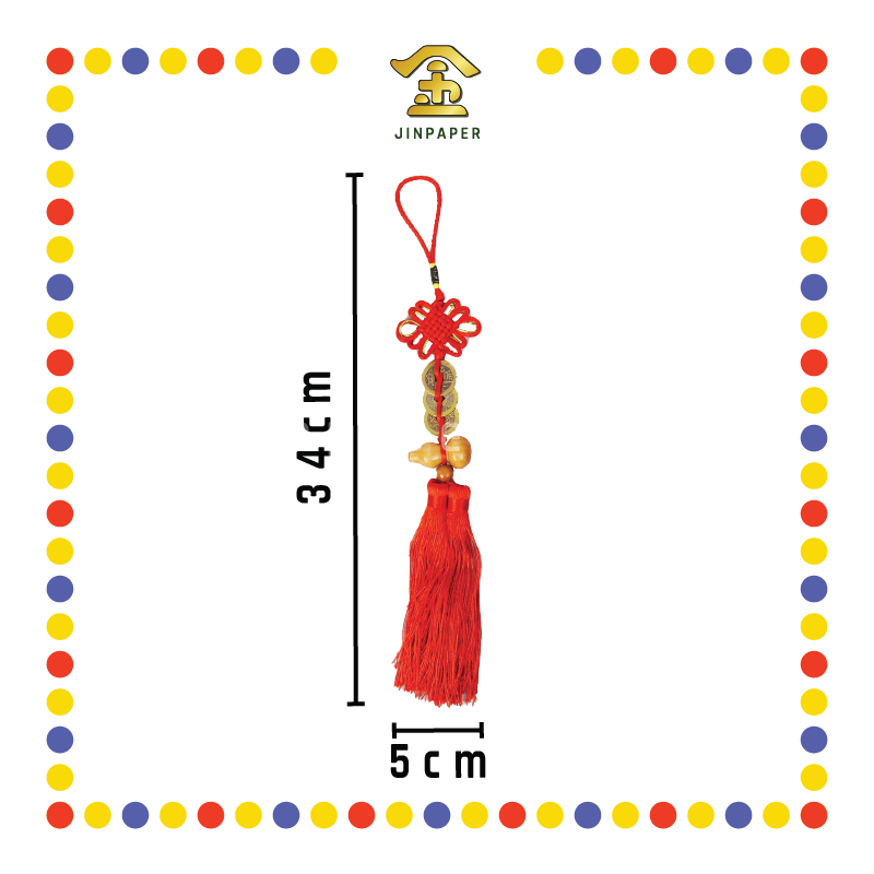 BRASS COINS 【三帝/五帝】铜钱串 (葫芦)