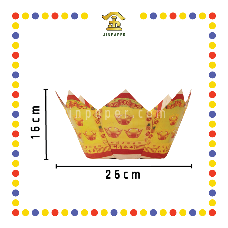 JOSS PAPER 本地七彩大发花皇宝 (金纸)