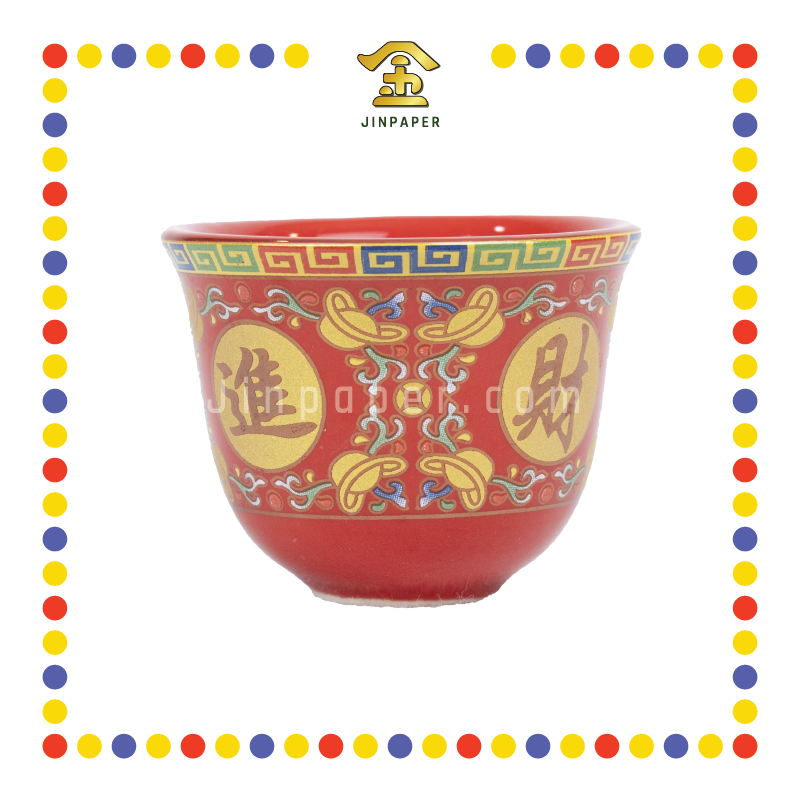 PRAYING CUP 旗红 反口杯(唐彩)