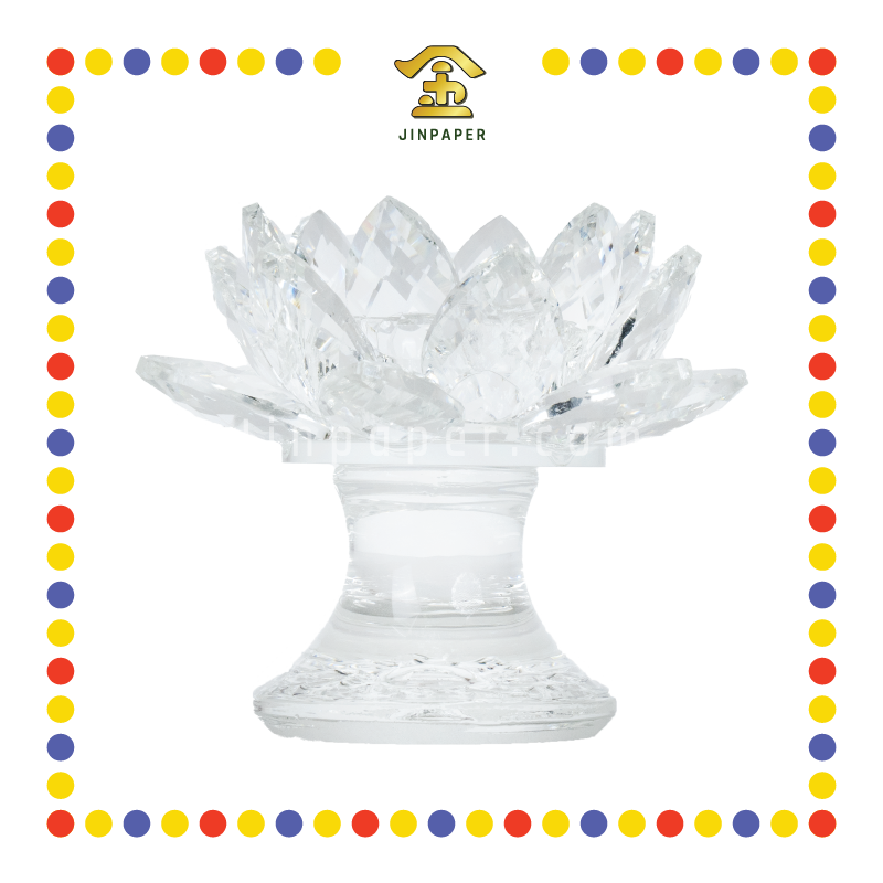 PRAYING CANDLESTICK 元宝树水晶烛台(透明)