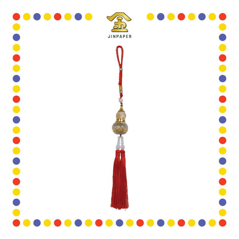 PRAYING GROCERIES 金箔葫芦挂件