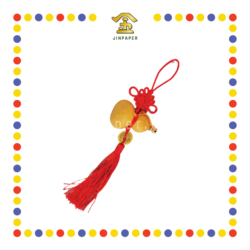 PRAYING GROCERIES 葫芦铜钱挂件