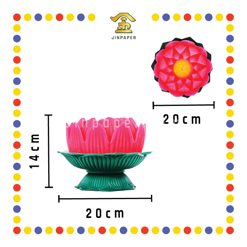 JOSS CANDLE 富贵特大莲花烛