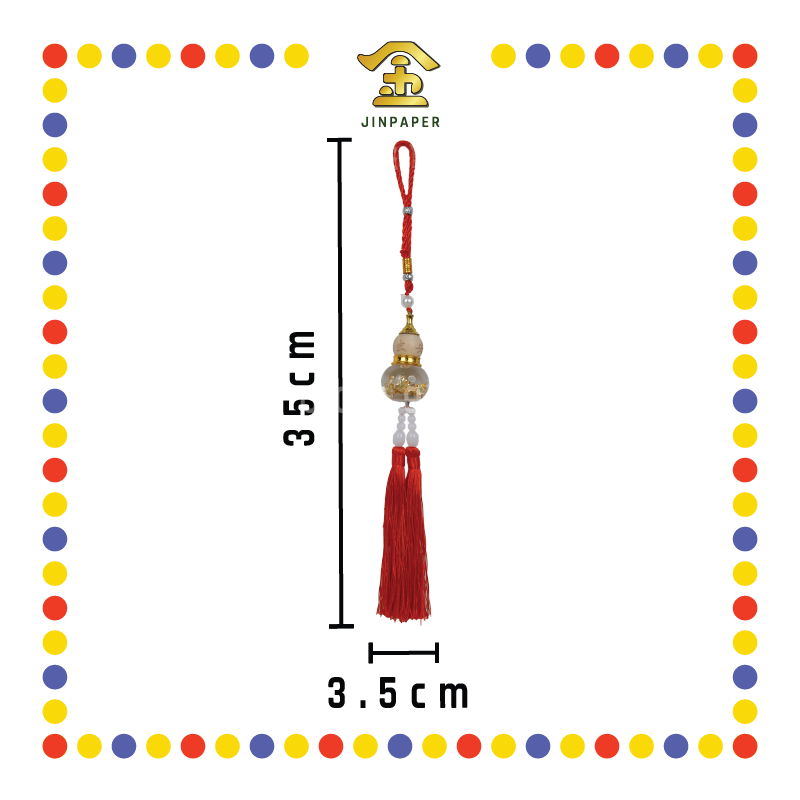 PRAYING GROCERIES 金箔葫芦挂件