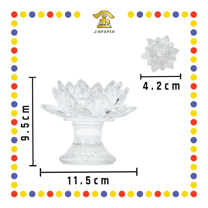 PRAYING CANDLESTICK 元宝树水晶烛台(透明)