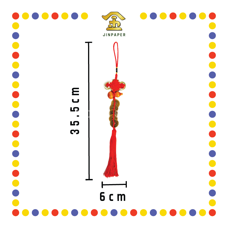 BRASS COINS 五帝葫芦铜钱串(没包装)