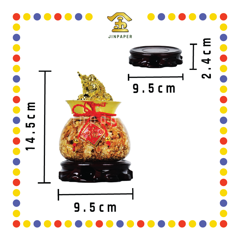 PRAYING GROCERIES 金箔蟾蜍