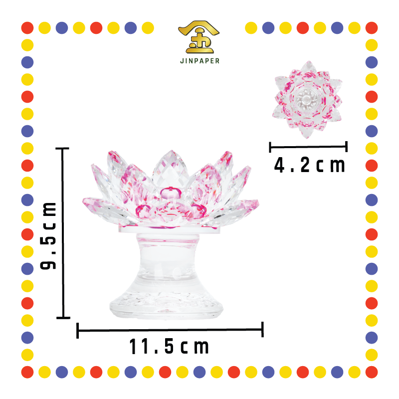 PRAYING CANDLESTICK 元宝树水晶烛台(粉红)