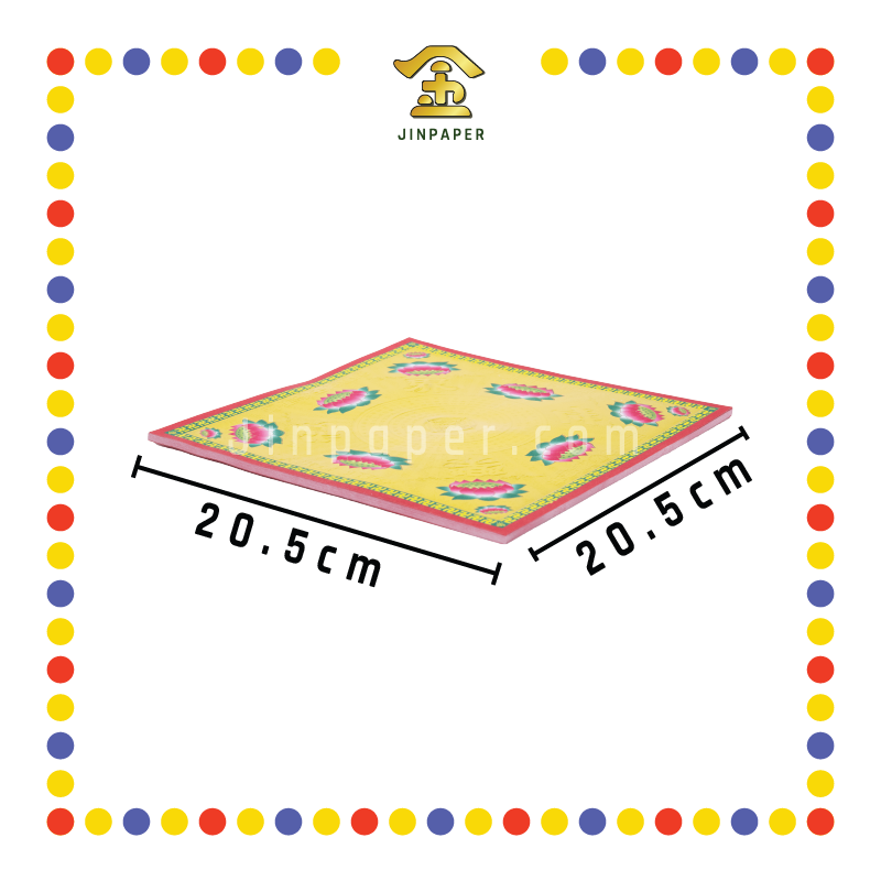 JOSS PAPER 烫金双面莲花【金/银】彩金