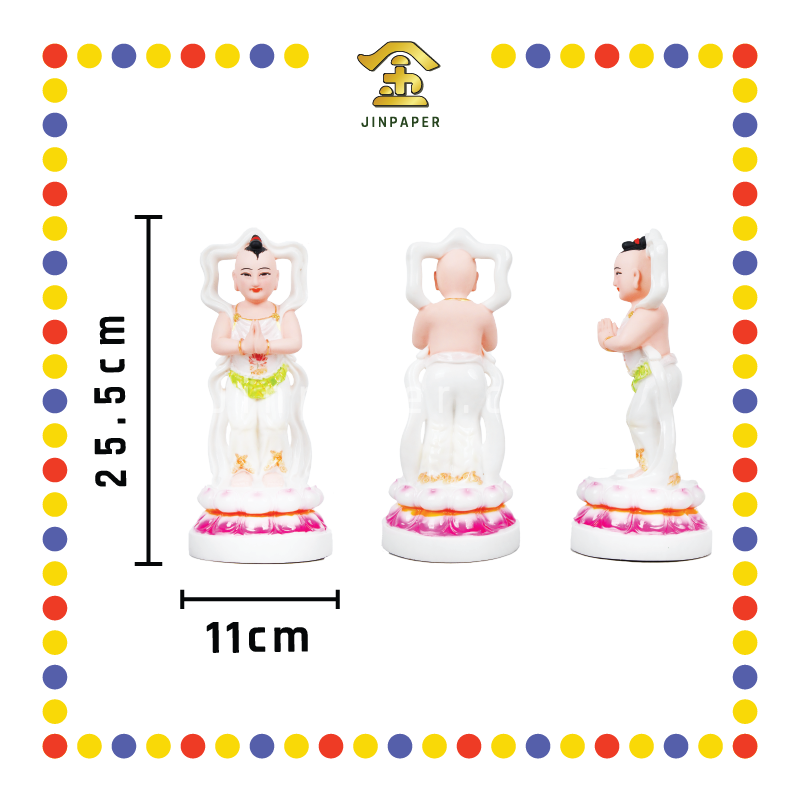 PRAYING STATUE 10寸 金童玉女(LB)(对)