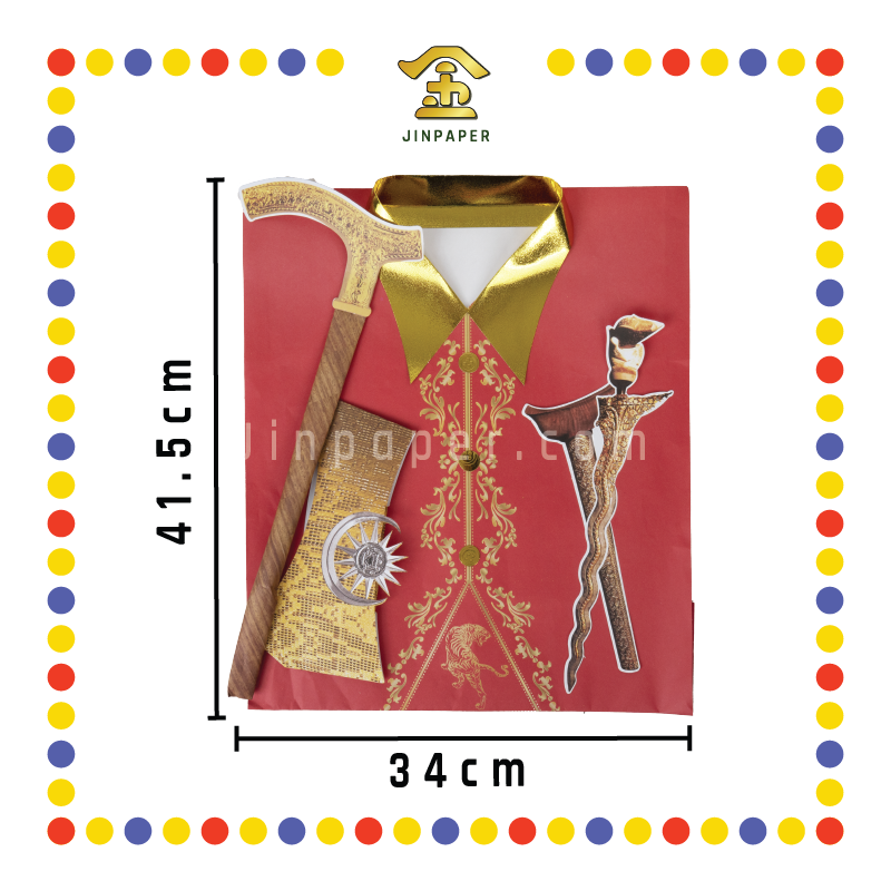 JOSS PAPER 本地加大拿督衣【红/黄/青/黑/白】