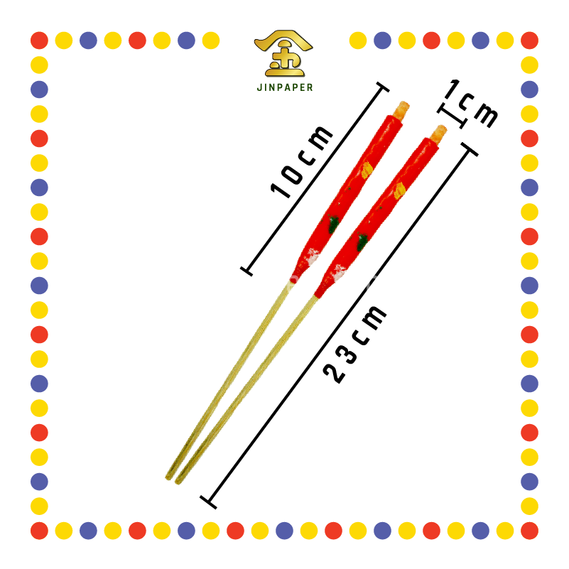 JOSS CANDLE (散)花六红烛(1对) (蜡烛)