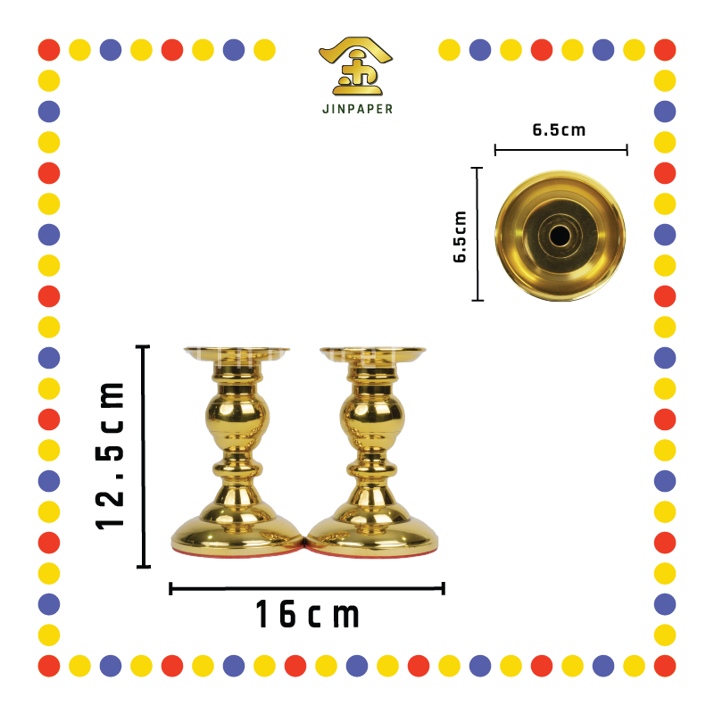 PRAYING CANDLESTICK【2号/3号】环球三用铜烛台