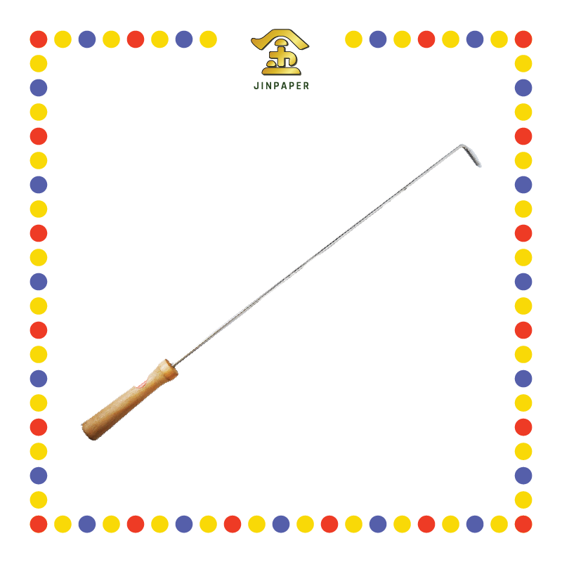 FIRE HOOK 70cm 烧金桶专用工具(白钢)