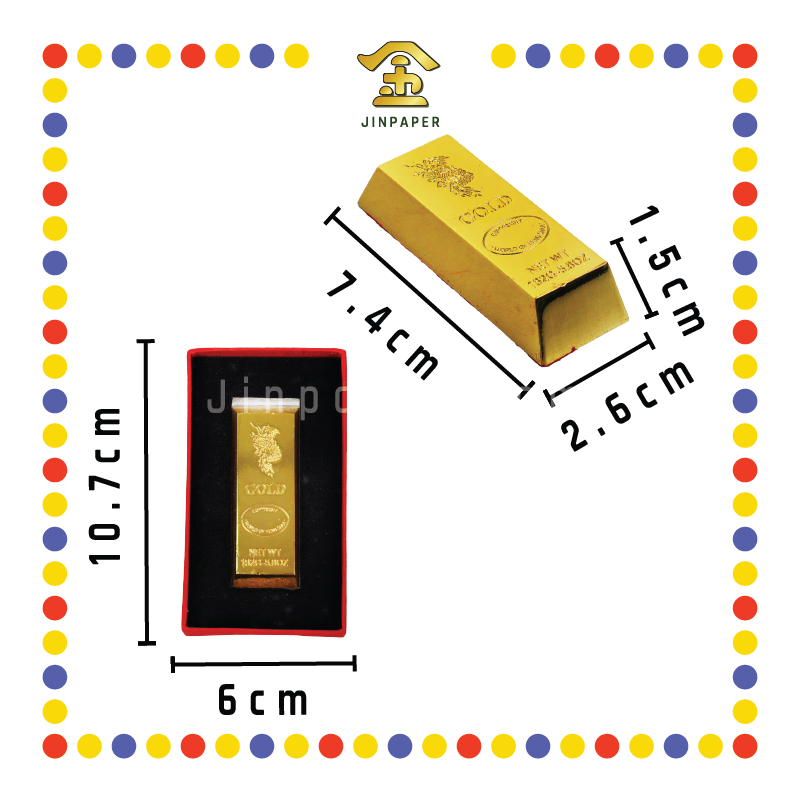 PRAYING GROCERIES 999镀金金条