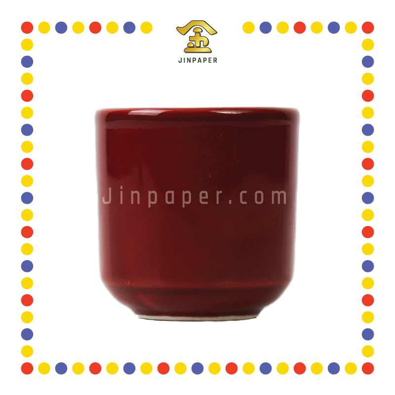 PRAYING CUP C01 朱红桶形杯