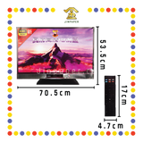 JOSS PAPER HP09A 全新冥府高清平面电视+超高清世界频道电视盒