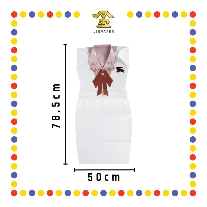 JOSS PAPER T003 华美特种纸贵气女连衣裙(精装) (冥纸)