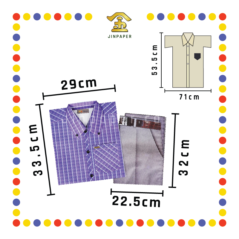 JOSS PAPER VA-09 男装格纹短袖衬衫(袋庄)