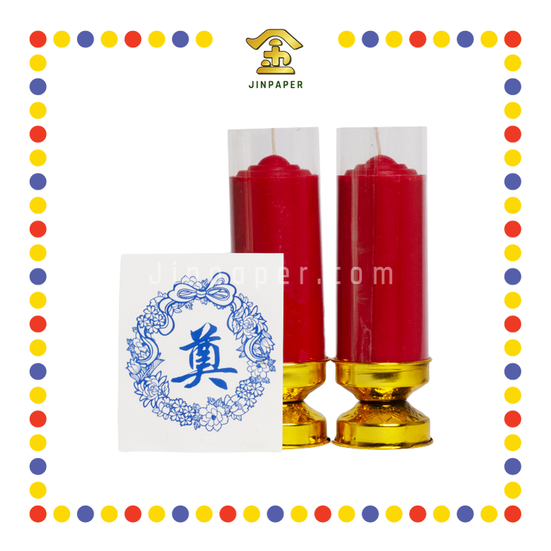 JOSS CANDLE 本地3天【全红/全白】斗烛(无字) (蜡烛)