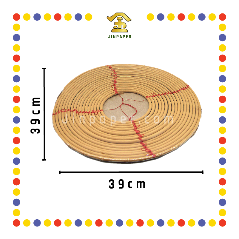 INCENSE COIL 荣泰二尺包庄半月塔香 (檀香)